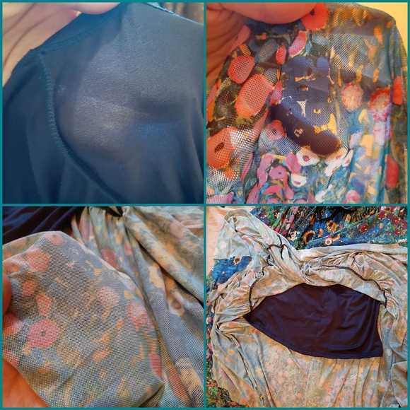 BLACKMILK NWT Klimt Collage Pink Sheer Midaxi Dress Size S - Picture 10 of 12